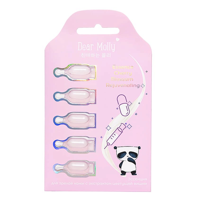 Изображение товара DEAR MOLLY Эссенция для зрелой кожи с экстрактом цветущей вишни Essence Cherry Blossom Rejuvenating, 5 мл
