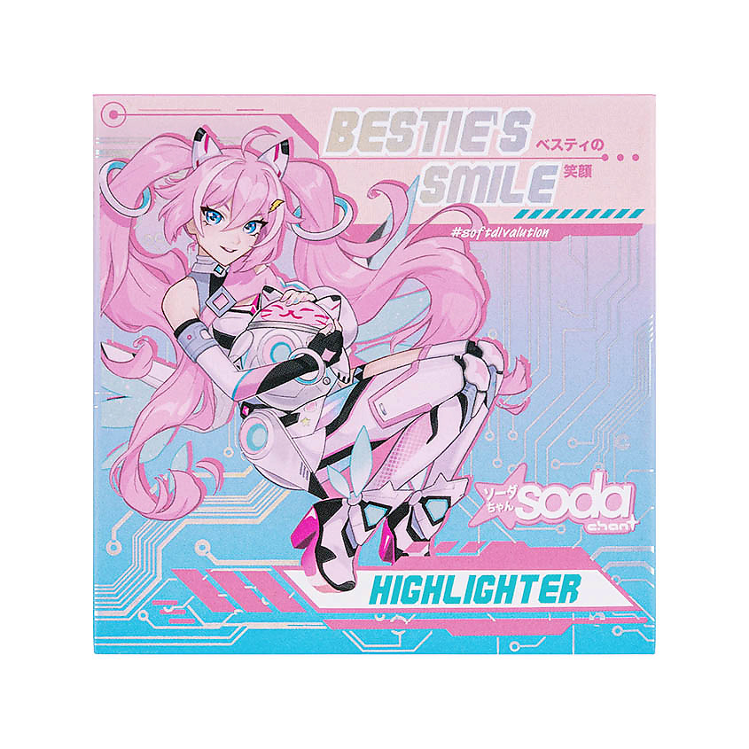 Изображение товара SODA Chan Хайлайтер Bestie's Smile #softdivalution, 10 г