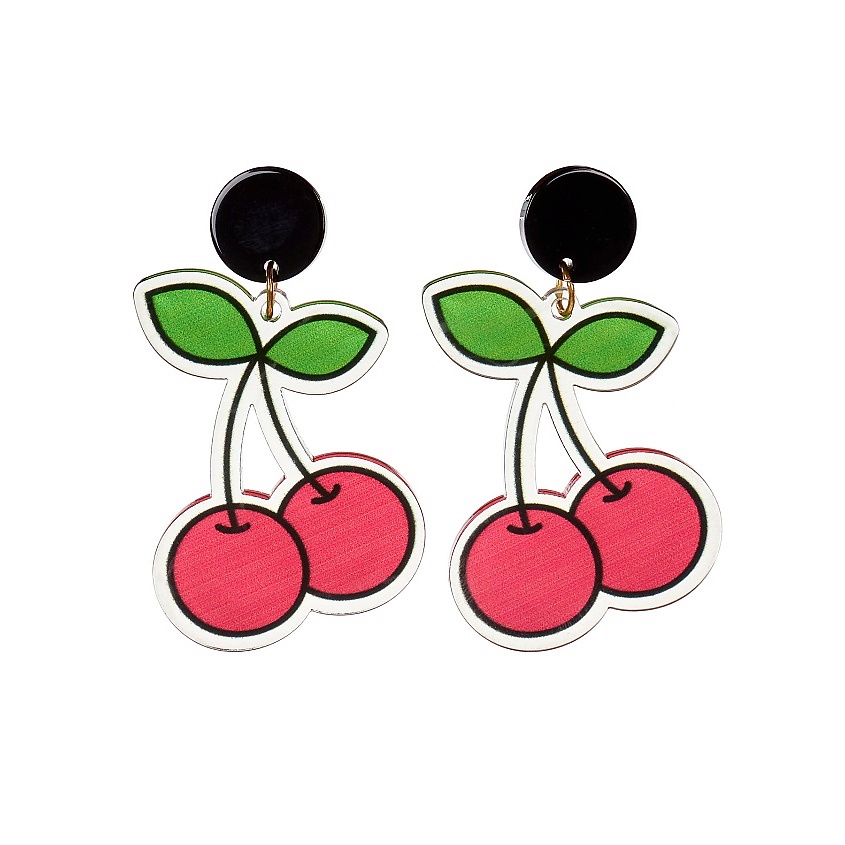 Изображение товара BRADEX Серьги "ВИШЕНКИ", цвет: Красный, размер: 1