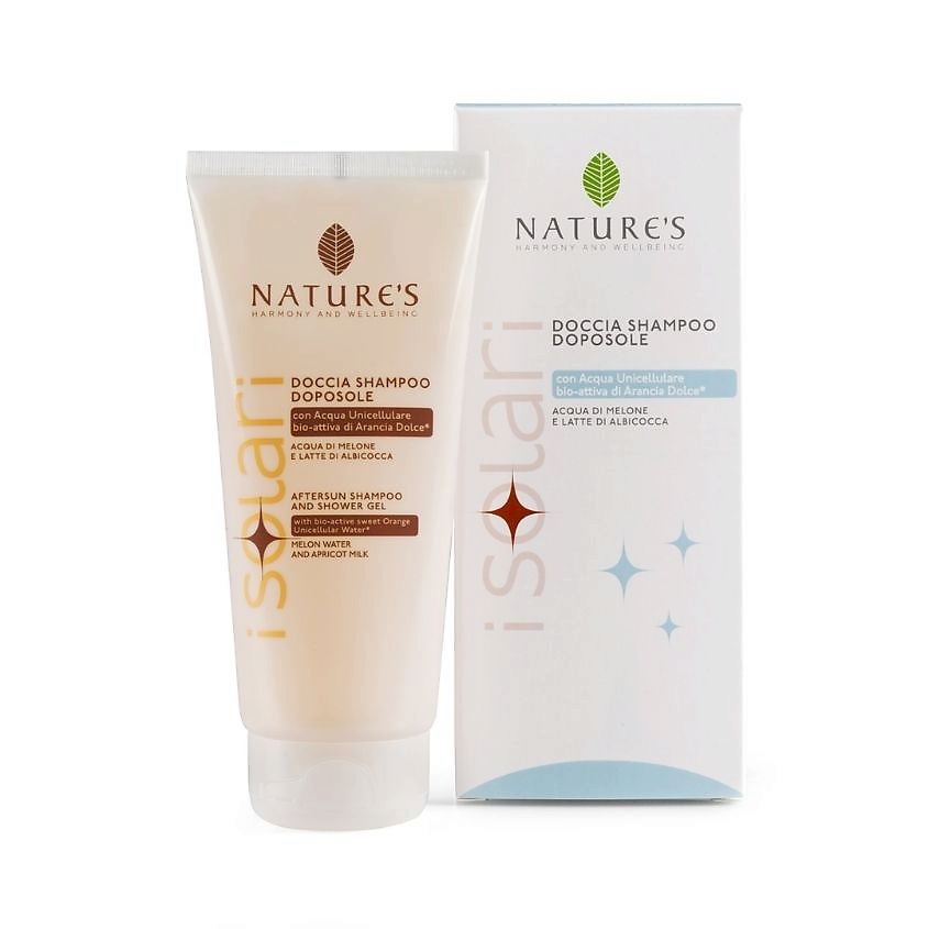 Изображение товара NATURE'S HARMONY AND WELLBEING Шампунь и гель для душа после загара iSolari, 200 мл
