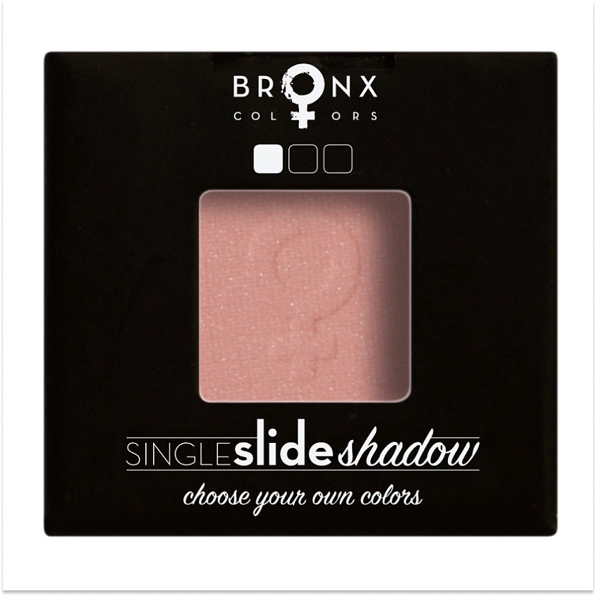 Изображение товара BRONX COLORS Тени для век SINGLE SLIDE SHADOW CLASSIC ROSE 2 г
