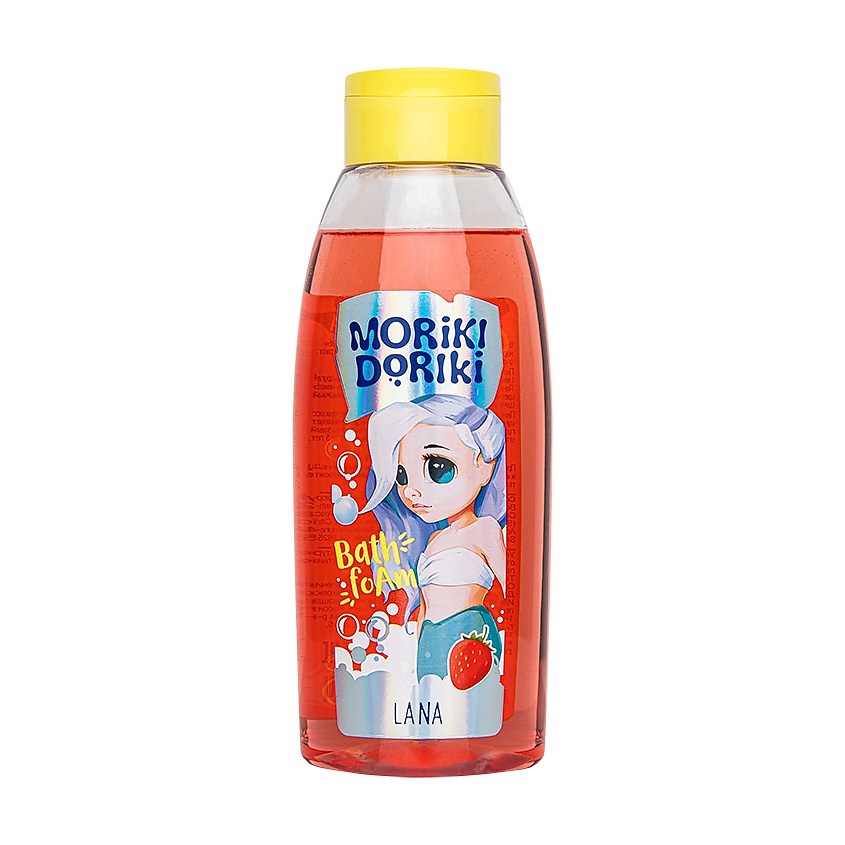 Изображение товара MORIKI DORIKI Пена для ванны Lana Клубника, 500 мл