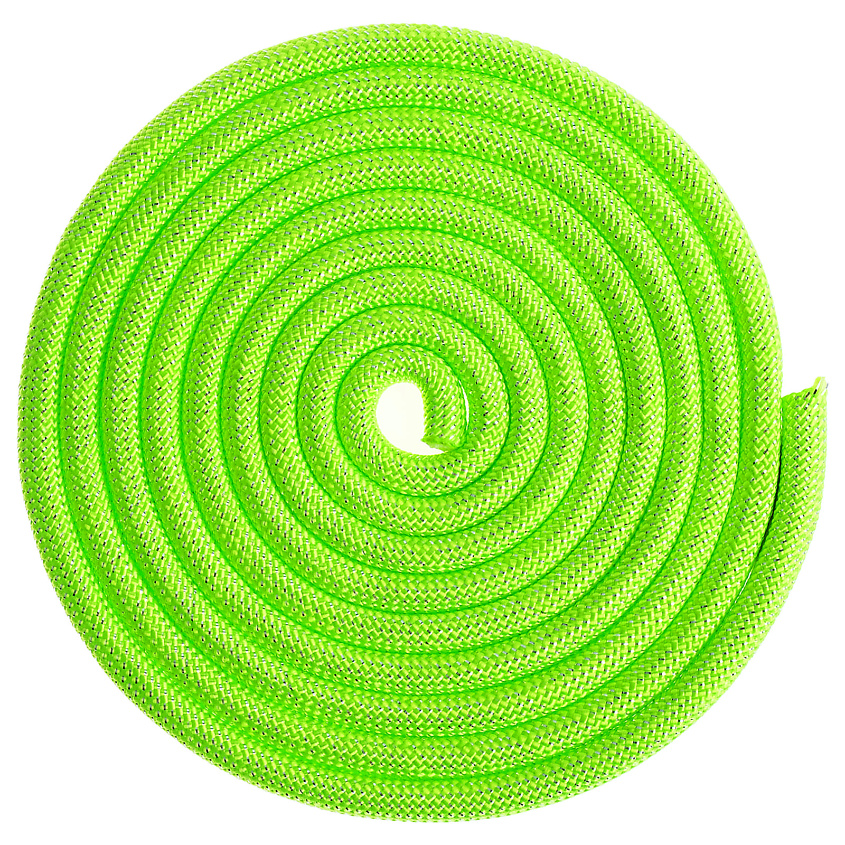 Изображение товара Утяжеленная скакалка GRACE DANCE с люрексом для гимнастики зеленая