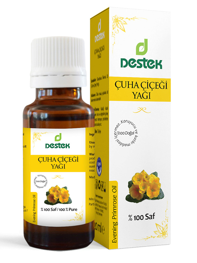 Изображение товара DESTEK Косметическое масло примулы вечерней для лица, тела, для ногтей, 20 мл