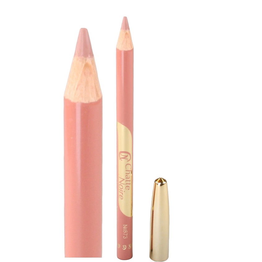 Изображение товара CHATTE NOIRE Карандаш для губ, Светлый бежево-розово-сиреневый, тон 873, 2 цвет
