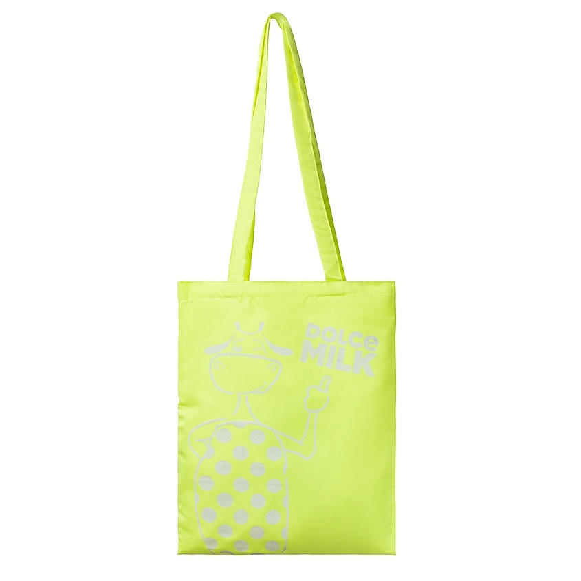 Изображение товара Тканевая женская сумка DOLCE MILK салатовая 40x35 см полиэстер