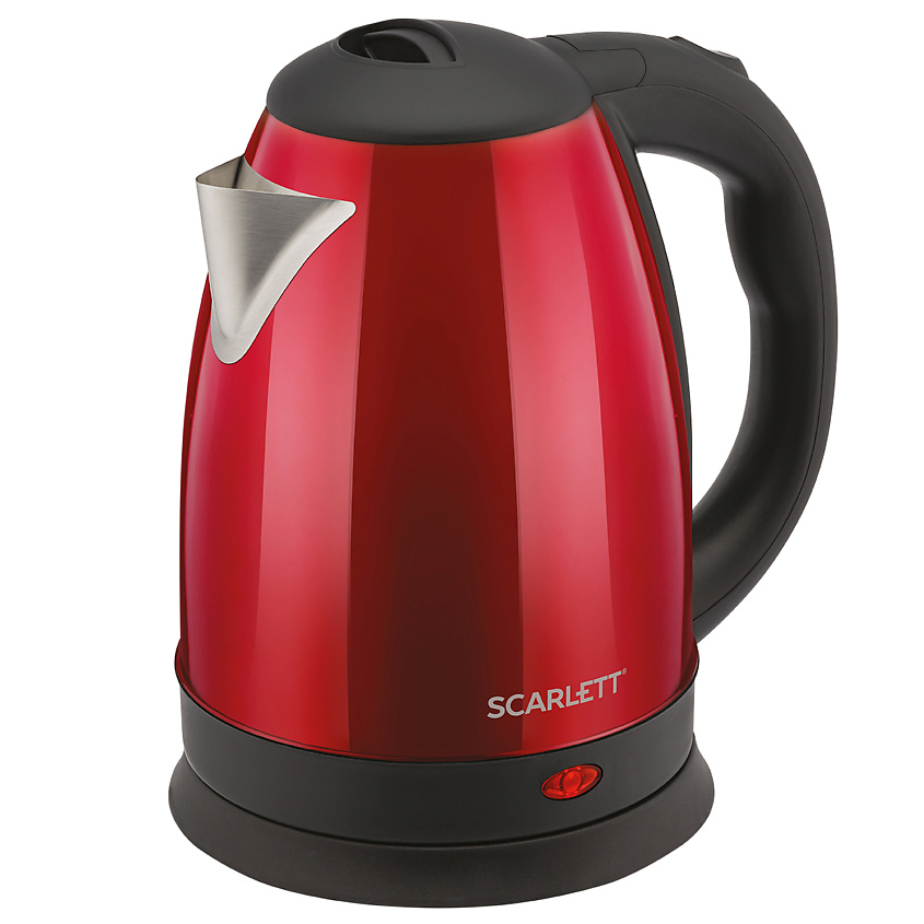 Изображение товара Электрический чайник SCARLETT SC-EK21S76 2л красный автоматическое отключение