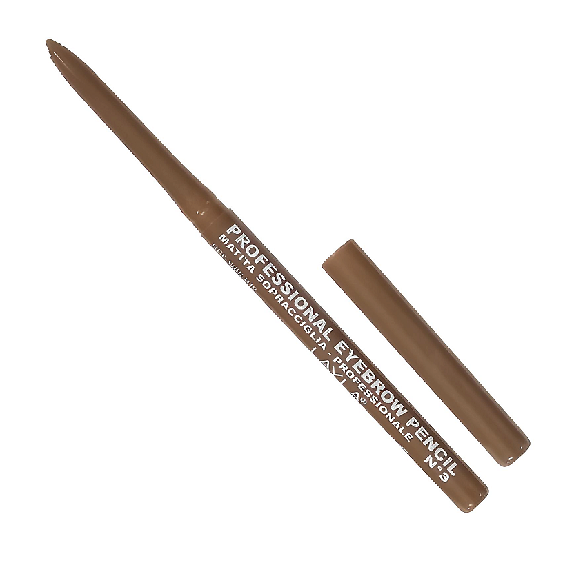 Изображение товара Карандаш для бровей LAYLA Professional Eyebrow Pencil Тон 3 - легкое нанесение