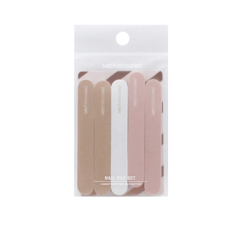 Изображение товара SOPHISTICATED Набор пилочек для ногтей, 5 шт., 5 шт.