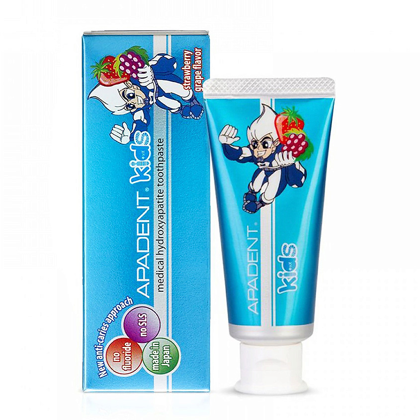 Изображение товара APADENT Детская зубная паста Kids "От кариеса", 60 г