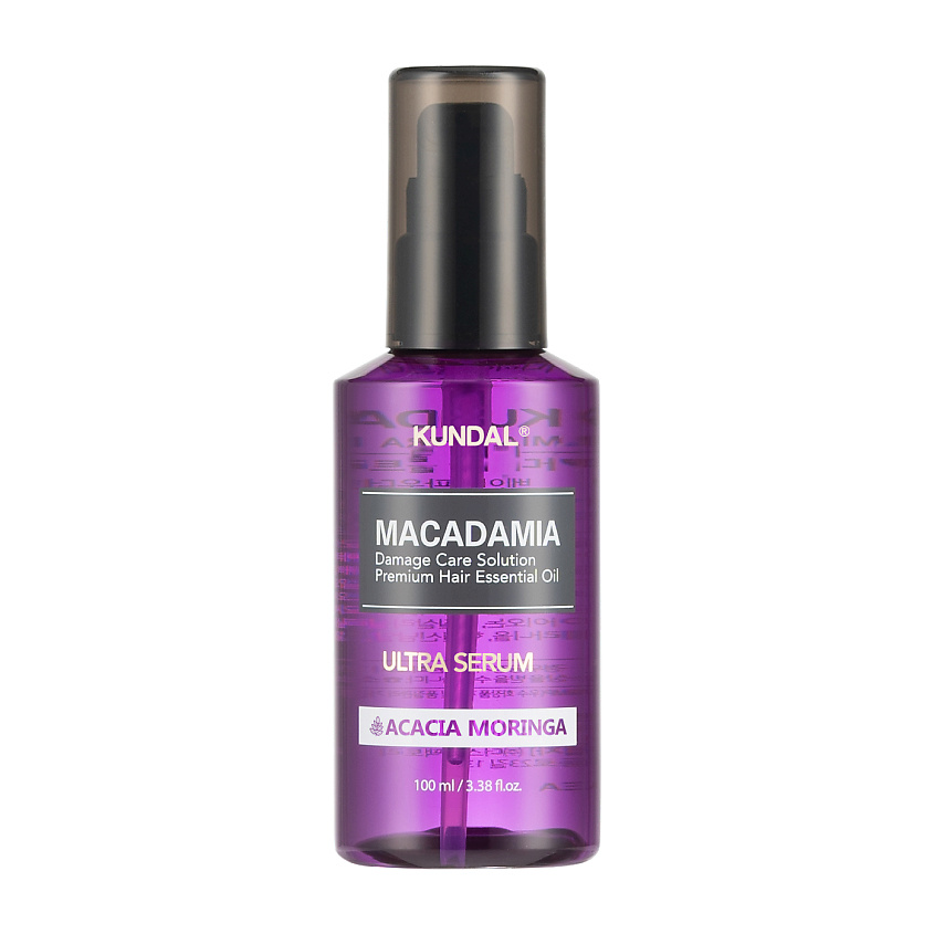 Изображение товара KUNDAL Сыворотка для волос восстанавливающая Акация и Моринга Macadamia Ultra Serum, 100 мл