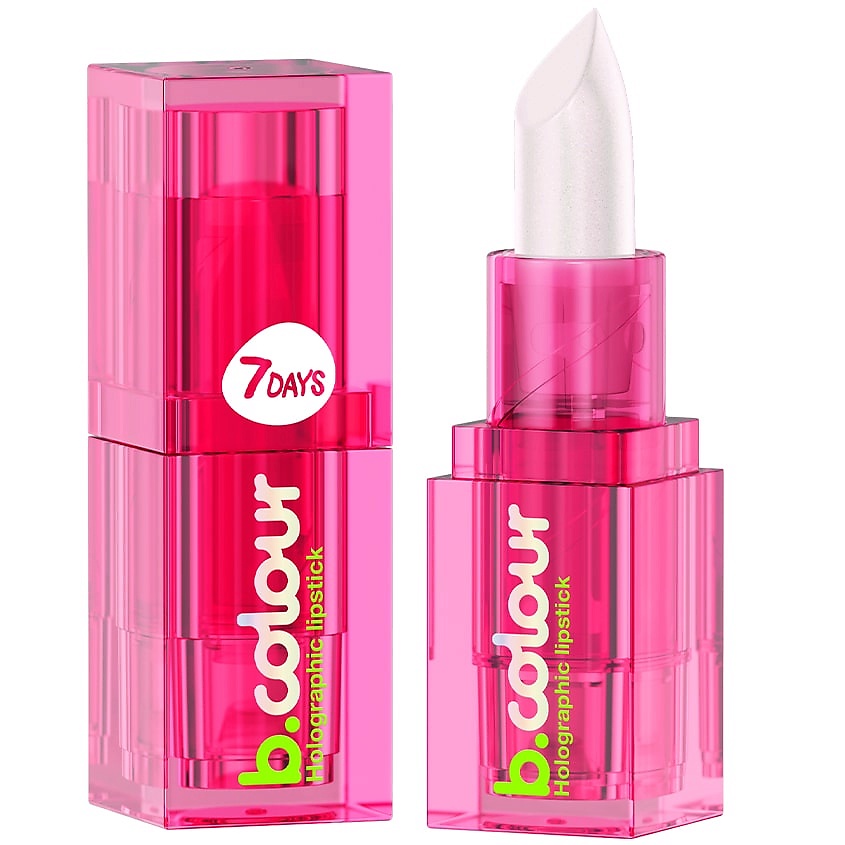 Изображение товара 7DAYS Помада для губ увлажняющая с блеском B.COLOUR, 01 Barbie