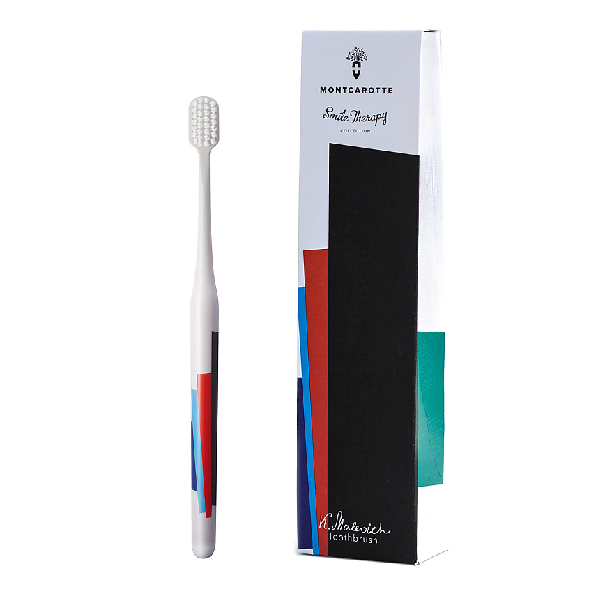 Изображение товара Зубная щетка Монткаротт Малевич из коллекции Абстракционистов мягкая