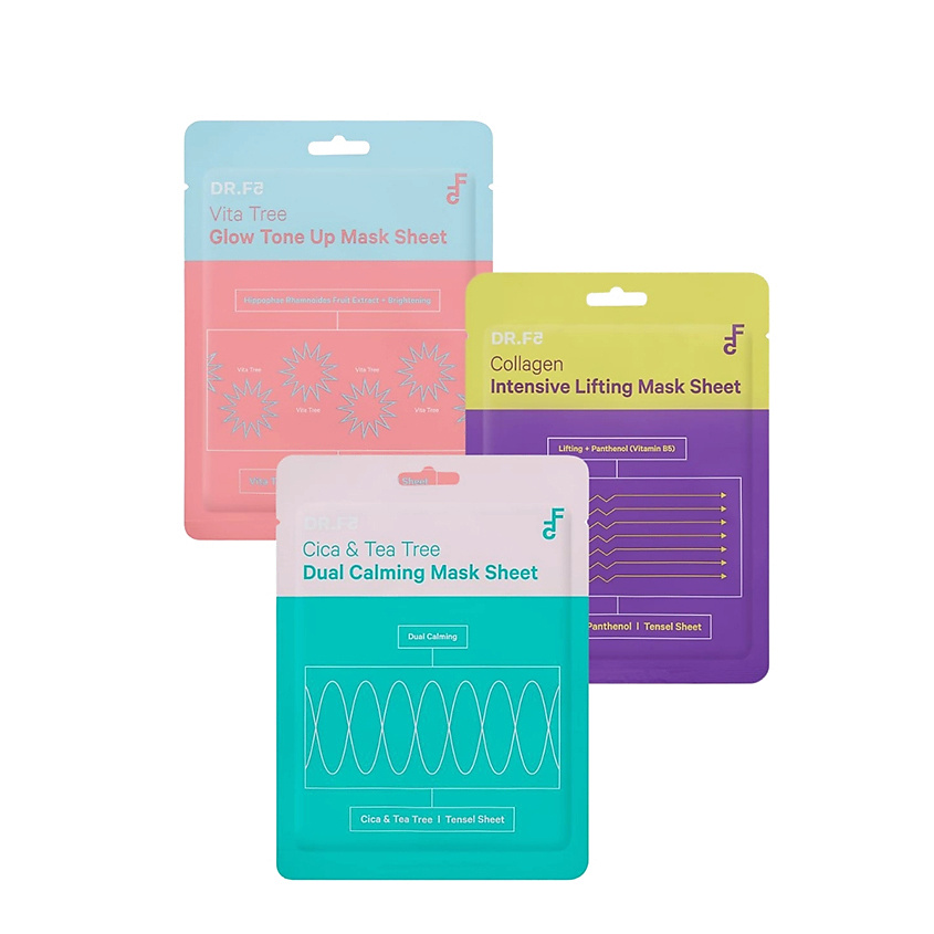 Изображение товара DR.F5 Набор масок "Витаминный концентрат", 3 шт, 23 мл