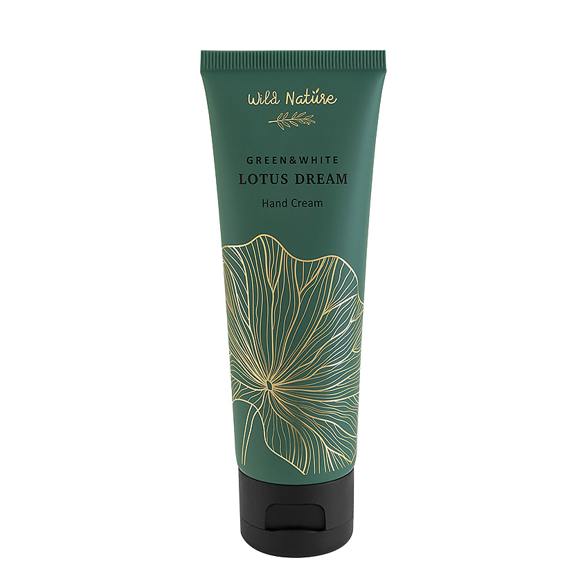 Изображение товара Крем для рук WILD NATURE GREEN & WHITE LOTUS DREAM 75 мл увлажнение питание эластичность