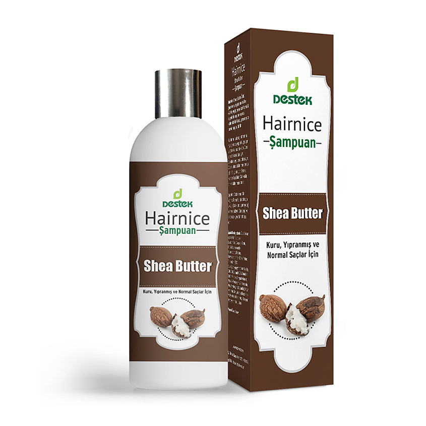 Изображение товара Шампунь для волос с маслом ШИ DESTEK 330 мл мягкое очищение и восстановление