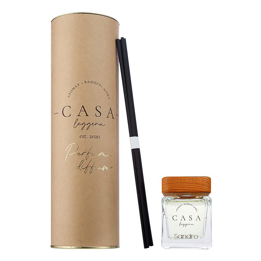 Изображение товара Ароматический диффузор CASA LEGGERA Sandro 100 мл с ароматом Tobacco Vanille