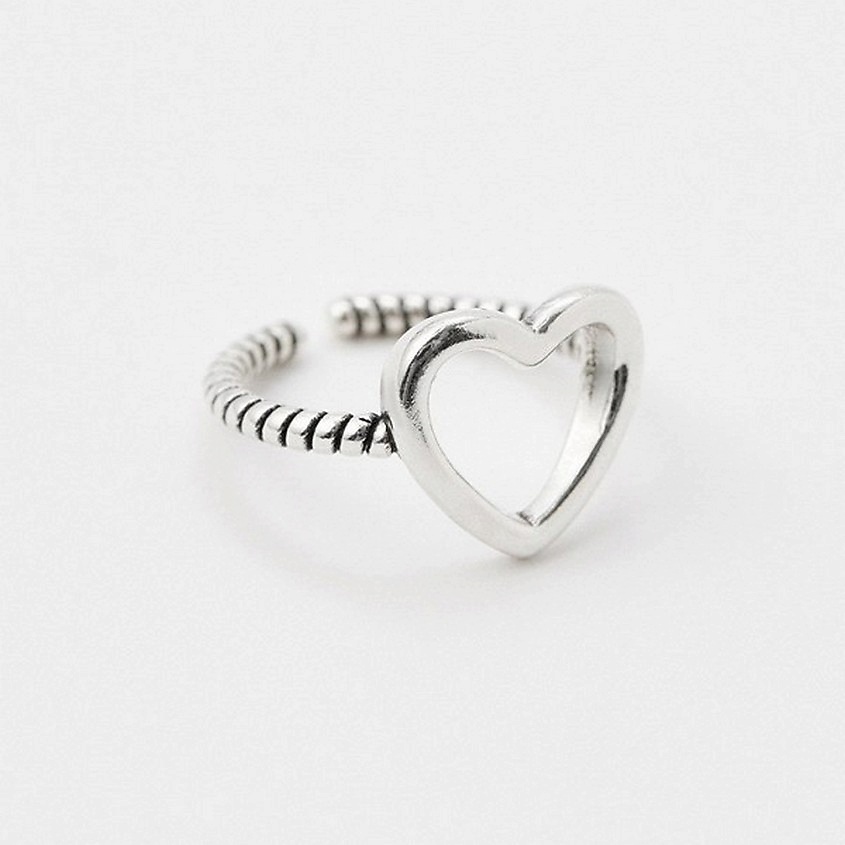Изображение товара Кольцо BOCCIOLO HEART IS OPEN серебряное 17 размер