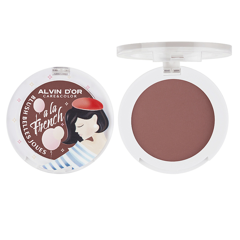 Изображение товара Компактные румяна ALVIN D'OR Blush belles joues A LA FRENCH 05 Pink dusty