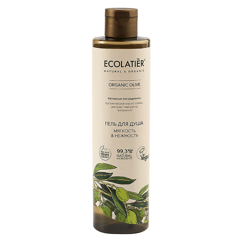 Изображение товара ECOLATIER GREEN Гель для душа Мягкость & Нежность ORGANIC OLIVE, 350 мл