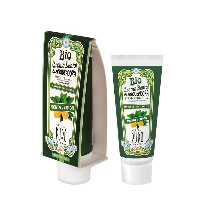 Изображение товара BOTI-K Зубная паста отбеливающая Лимон и Мята Bio Crema Dental Menta y Limón, 75 г