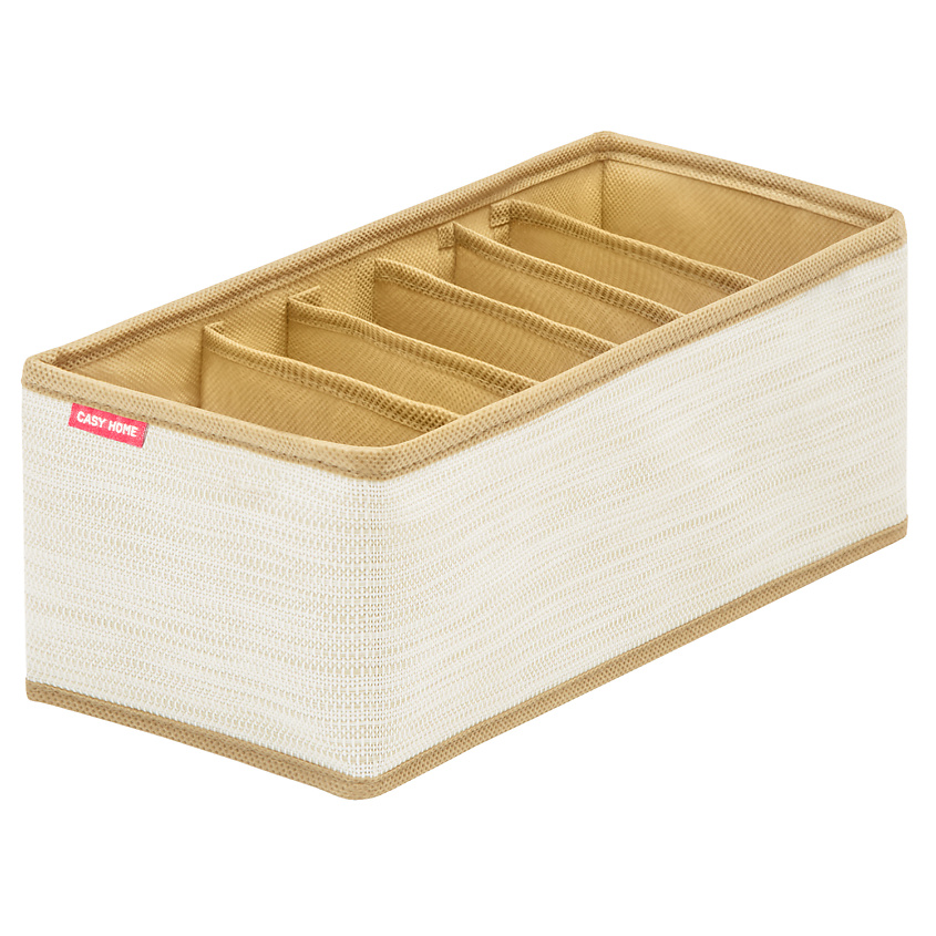 Изображение товара Органайзер для ремней и аксессуаров CASY HOME OR-063 бежевый 6 ячеек