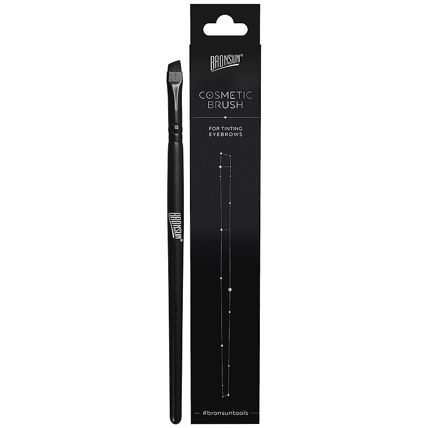 Изображение товара BRONSUN Кисть косметическая скошенная мини, 1 шт.