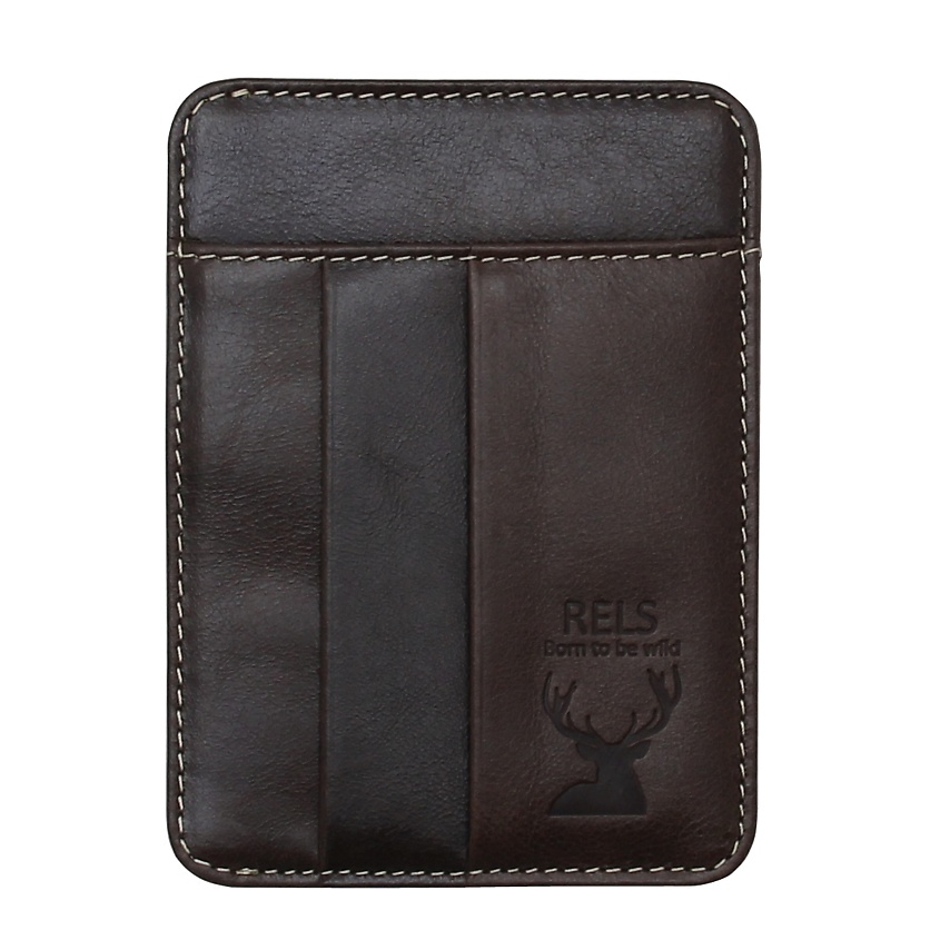 Изображение товара Автокредитница Alfa Wild из натуральной кожи для документов и карт коричневая