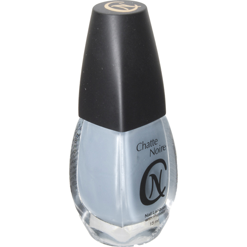 Изображение товара CHATTE NOIRE Лак для ногтей Перламутр, тон 130 голубой