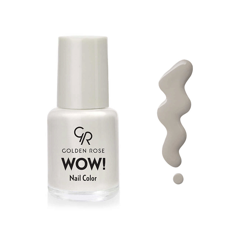 Изображение товара Golden Rose WOW! Nail Color Clear №06 прозрачный лак для ногтей