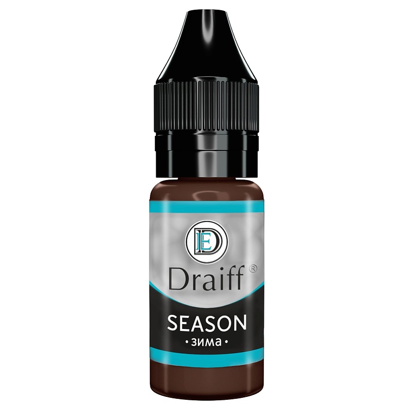 Изображение товара Пигмент для бровей Зима Season DRAIFF 10 мл насыщенный серо-коричневый