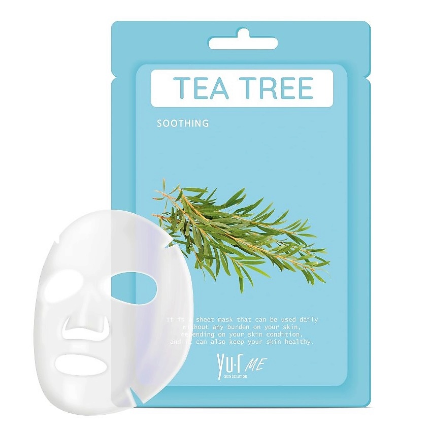 Изображение товара YU.R Тканевая маска для лица с экстрактом чайного дерева ME Tea Tree Sheet Mask, 25 гр