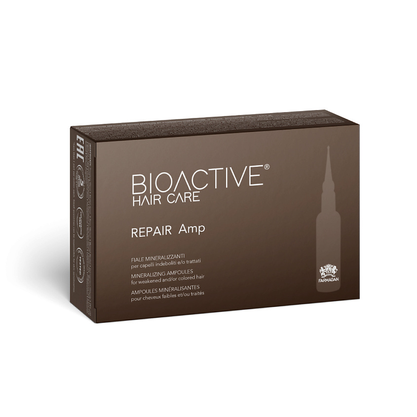 Изображение товара FARMAGAN Восстанавливающий лосьон с минералами в ампулах BIOACTIVE REPAIR, 10 шт