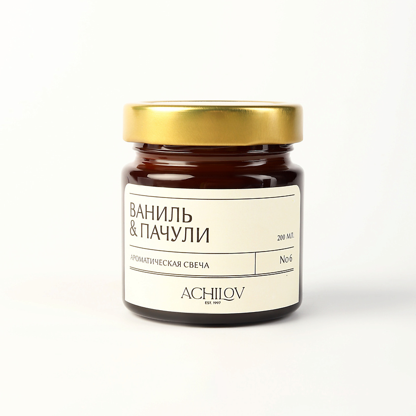 Изображение товара ACHILOV Ароматическая свеча "Ваниль & Пачули", 400 мл