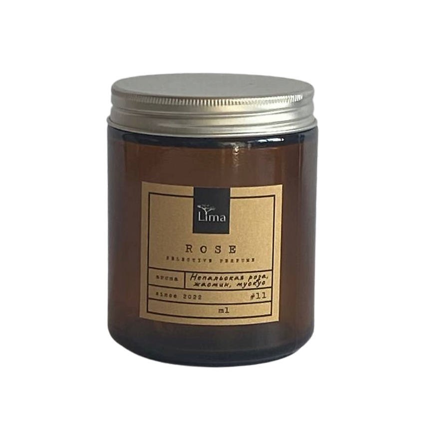 Изображение товара LIMA Ароматическая свеча Rose, 250 мл