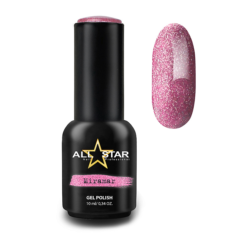 Изображение товара Гель-лак ALL STAR PROFESSIONAL Shine тёмно-розовый с шиммером Изображение товара Гель-лак ALL STAR PROFESSIONAL Shine тёмно-розовый с шиммером