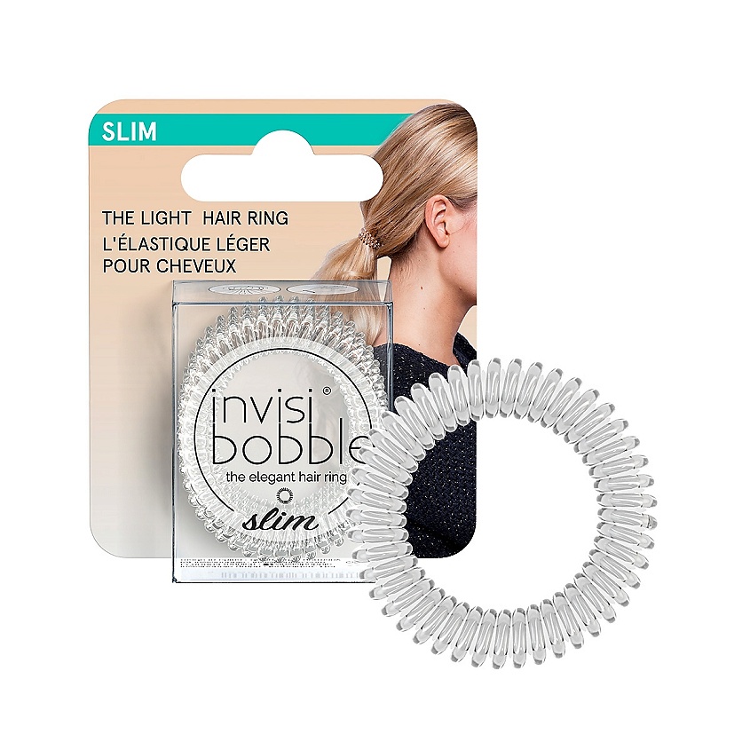 Изображение товара Резинка-браслет для волос INVISIBOBBLE SLIM Crystal Clear