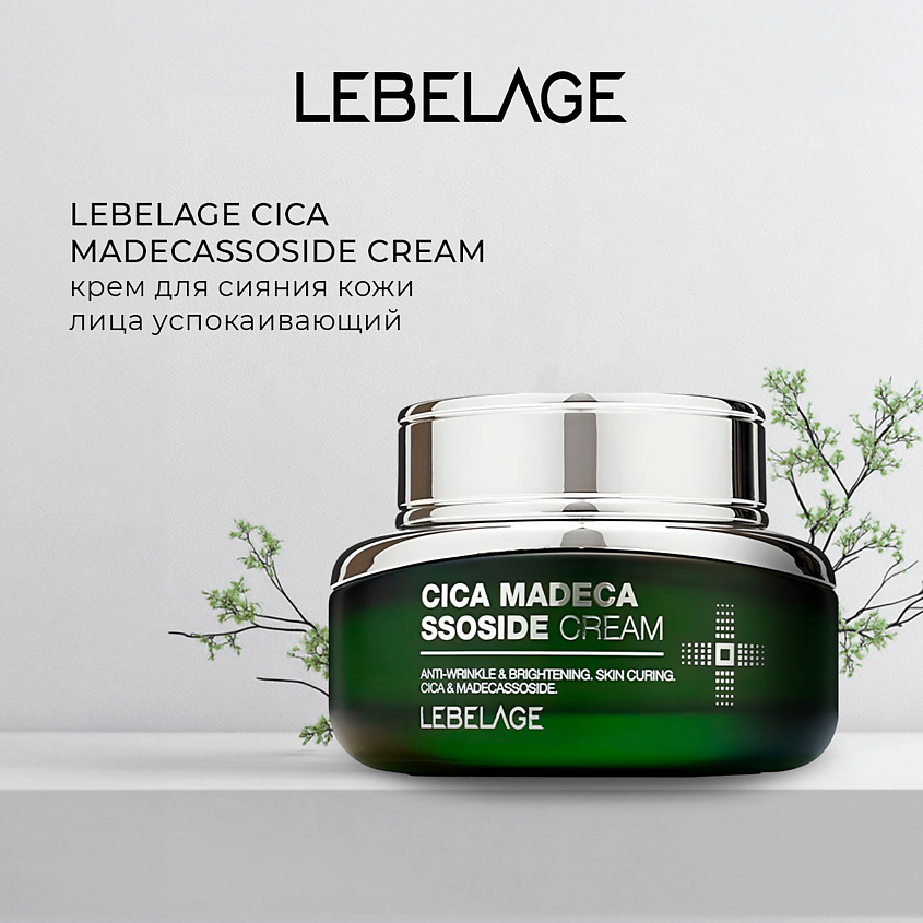 Изображение товара LEBELAGE Крем с центеллой и мадекассосидом CICA MADECASSOSIDE CREAM, 55 мл