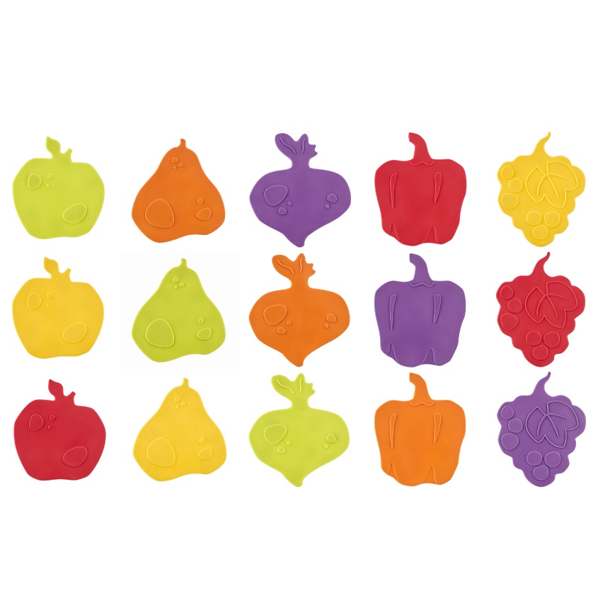 Изображение товара ROXY KIDS Антискользящие мини-коврики для ванны FRESH MIX, Комбинированный