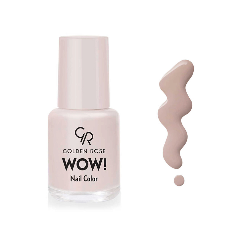 Изображение товара GOLDEN ROSE Лак для ногтей WOW! Nail Color Clear, №96
