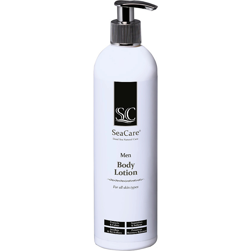 Изображение товара Мужской лосьон для тела с минералами Мертвого моря 400 мл SEACARE