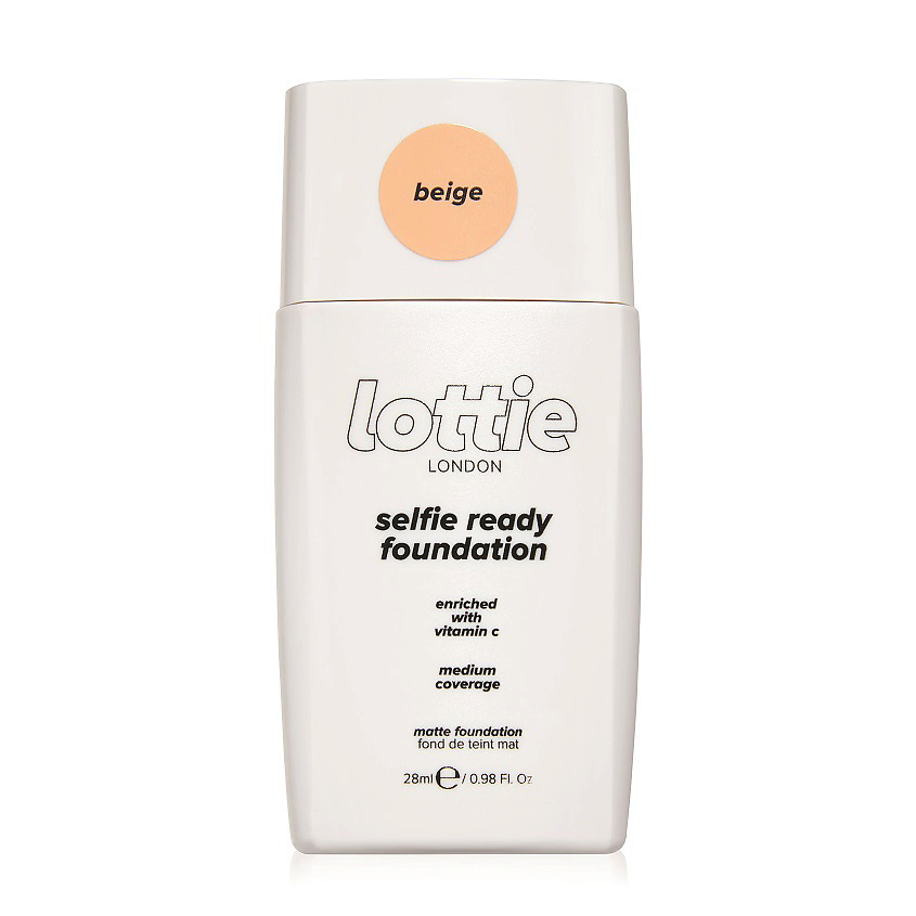 Изображение товара LOTTIE LONDON Матирующее тональное средство Selfie Ready, BEIGE, 28 мл