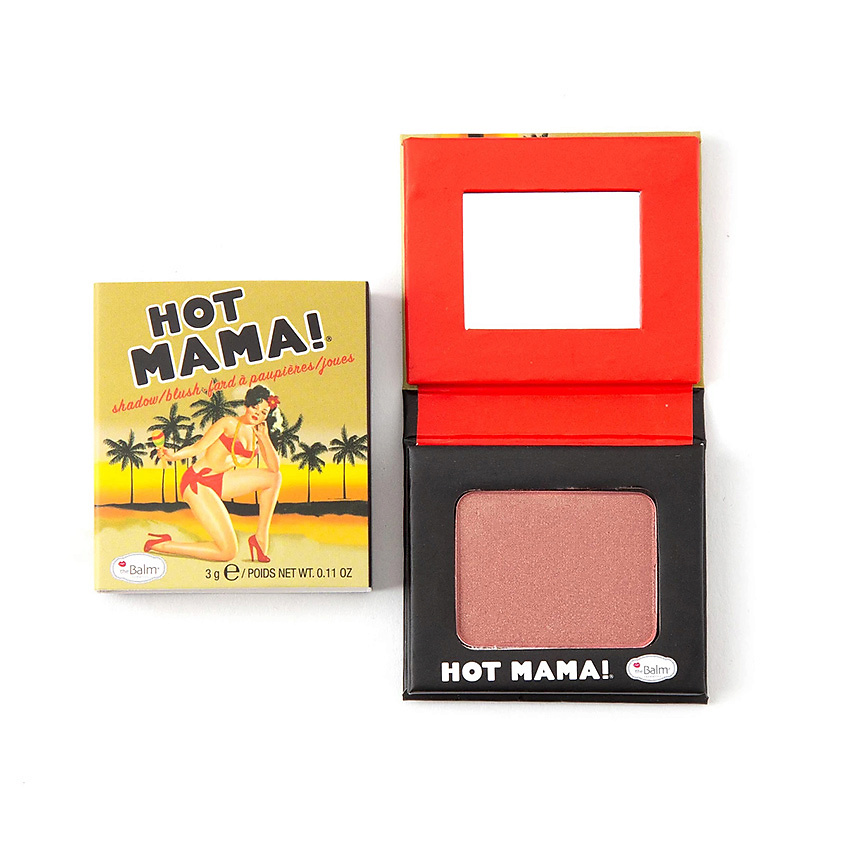 Изображение товара THEBALM Румяна-хайлайтер Hot Mama в дорожном формате, 3 г