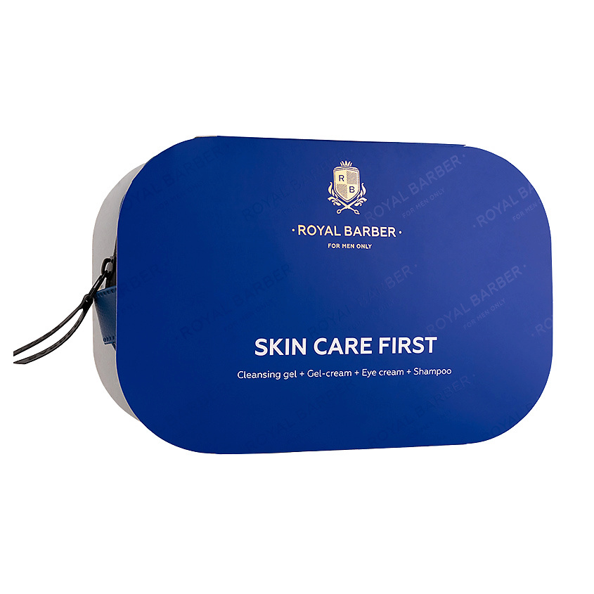 Изображение товара ROYAL BARBER Набор в косметичке Skin Care First, 50 мл + 50 мл + 15мл + 100 мл