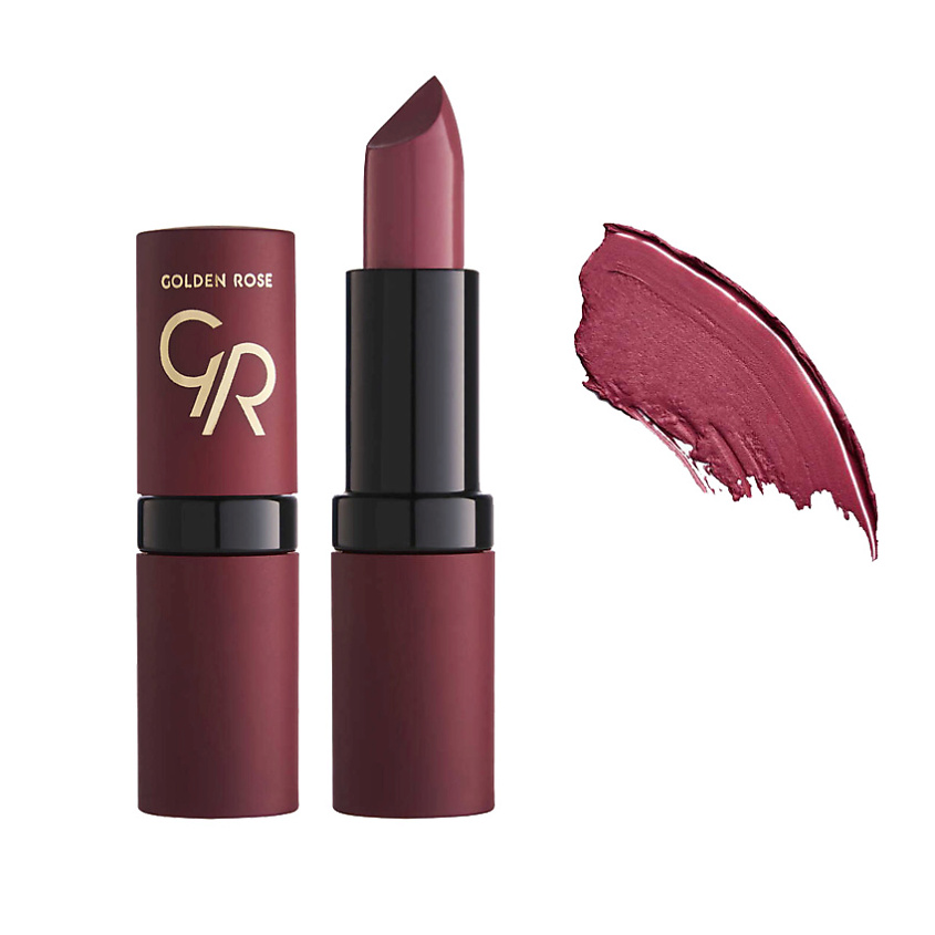 Изображение товара GOLDEN ROSE Помада для губ VELVET MATTE, №02, розово-коричневый
