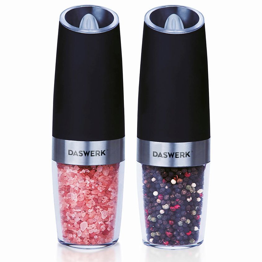 Изображение товара Гравитационная электрическая мельница для соли и специй DASWERK черная