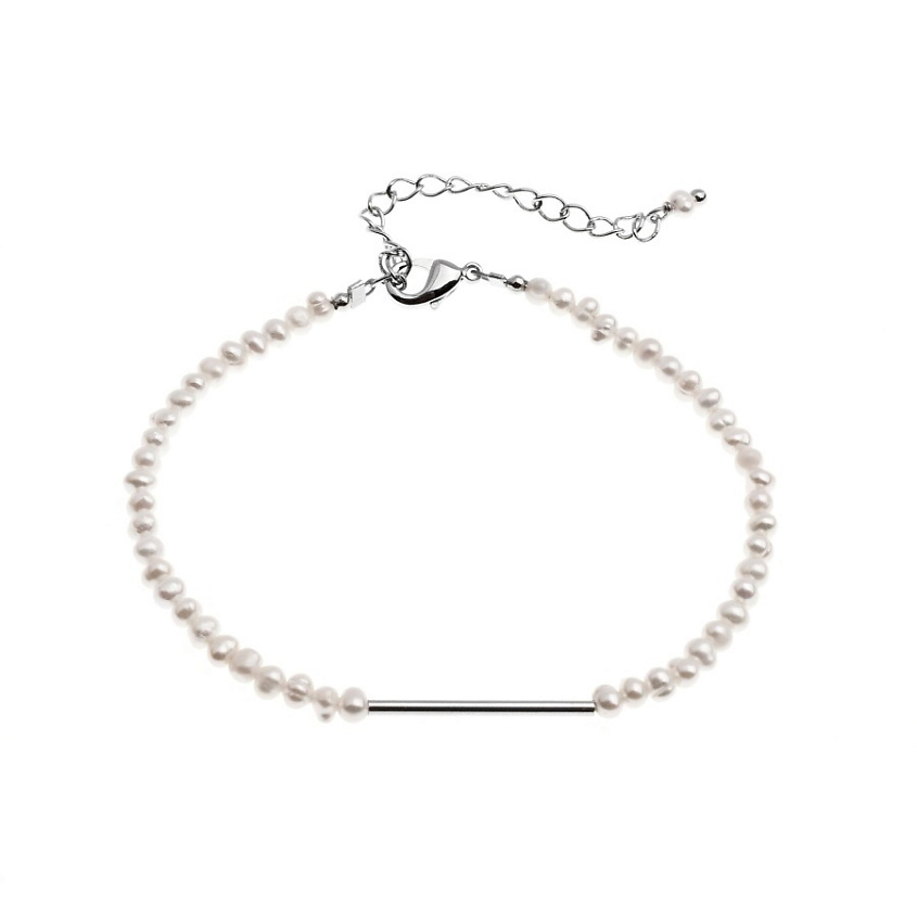 Изображение товара MORZA Браслет из натурального жемчуга, цвет: Серебряный, размер: 15