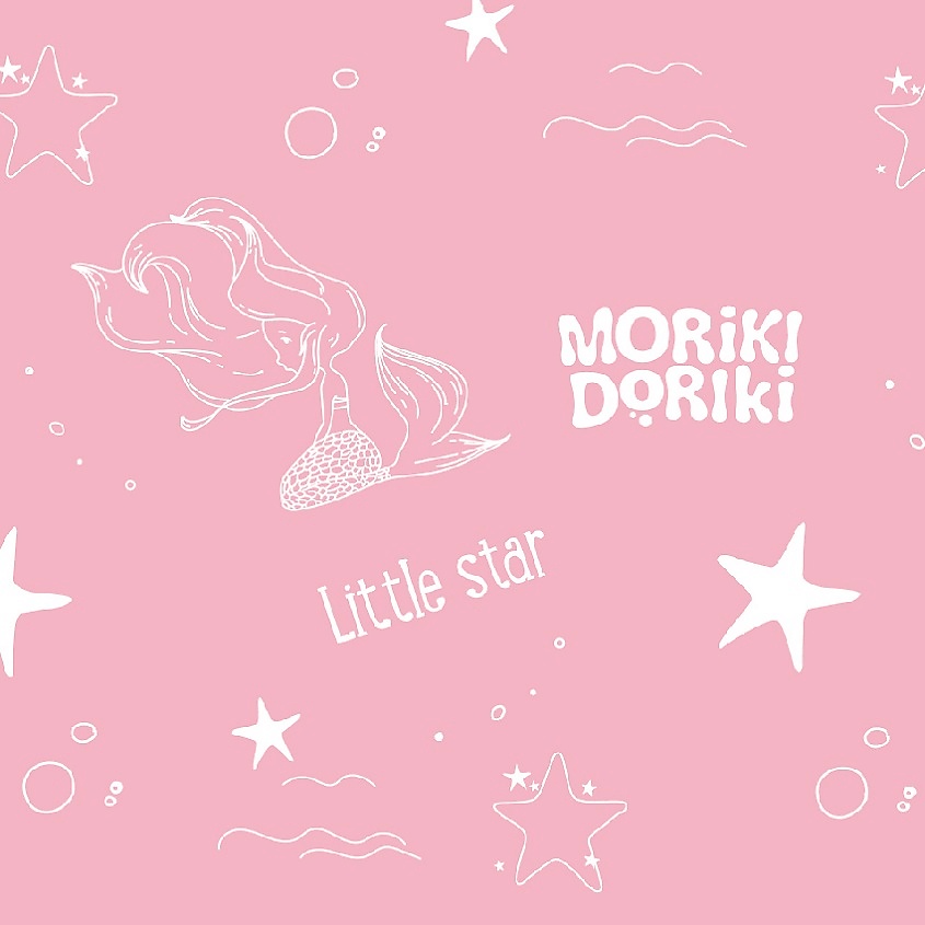 Изображение товара MORIKI DORIKI Упаковочная бумага Литтл Стар, рулон 50x100 см