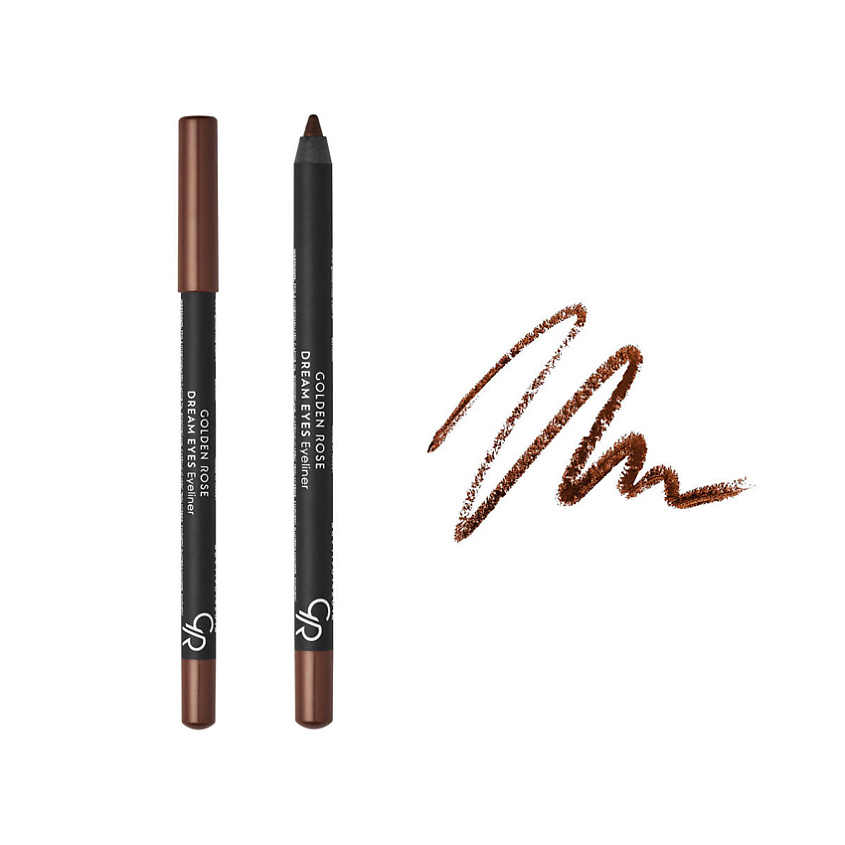 Изображение товара Карандаш для глаз GOLDEN ROSE DREAM EYES №409 шелковистый стойкий макияж