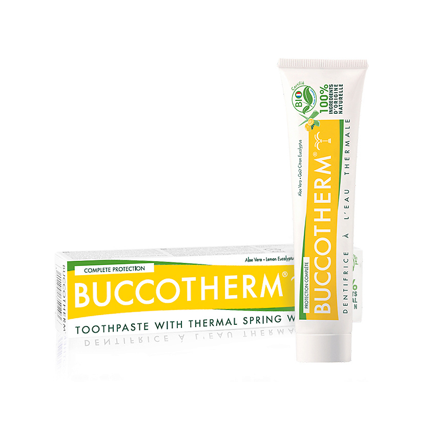 Изображение товара BUCCOTHERM Зубная паста Комплексная защита с термальной водой, вкус лимон, 75 мл
